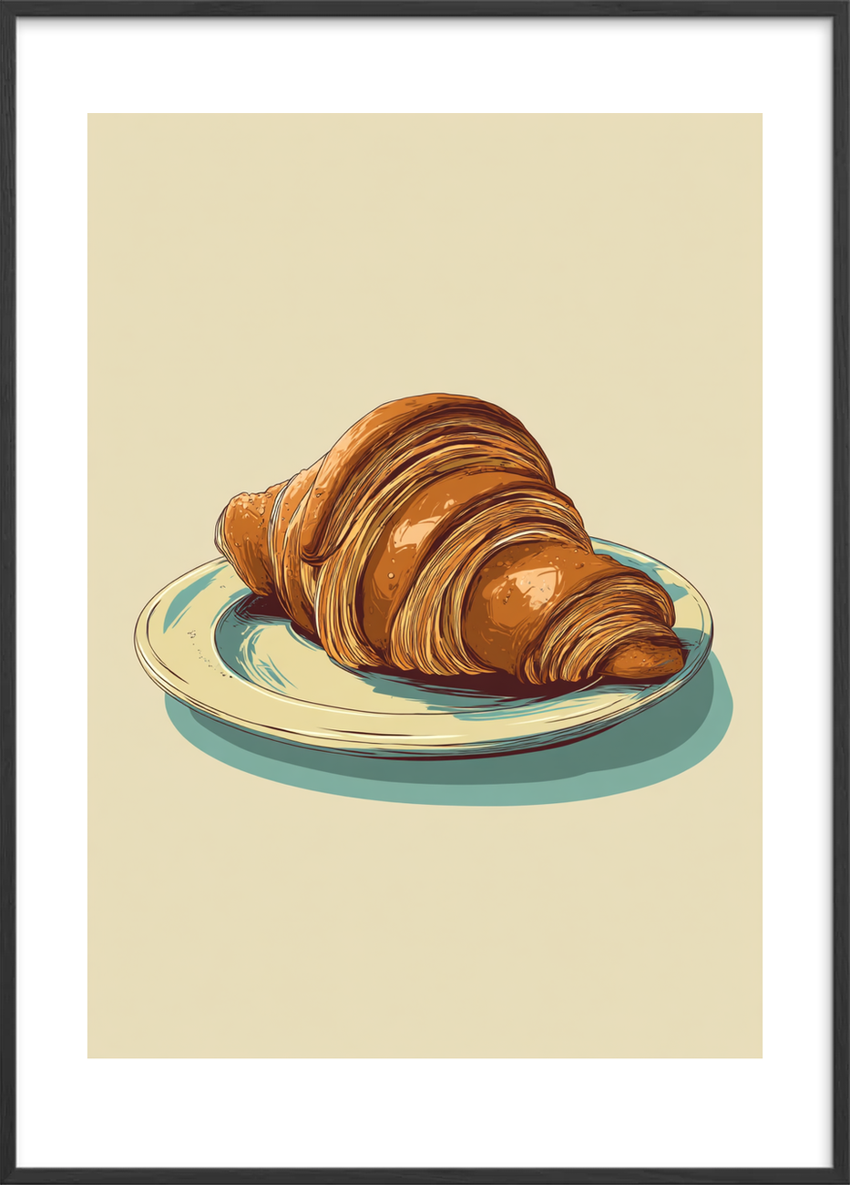 Morgenens sprøde hvisken - Black Frame, With White Border