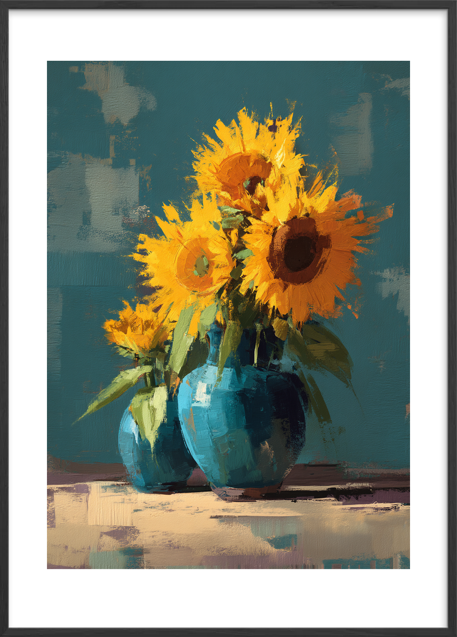 Smagen af solmoden honning - Black Frame, With White Border