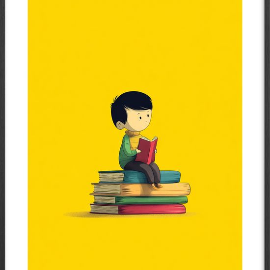 Smagen af historier - Black Frame, With White Border