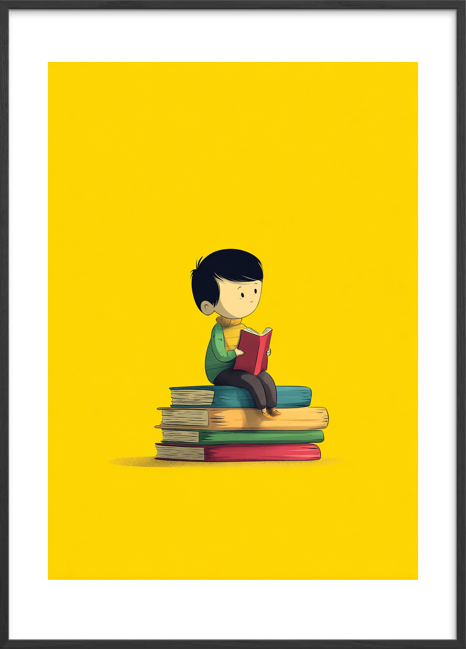 Smagen af historier - Black Frame, With White Border