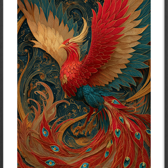 Varme der hvisker - Black Frame, With White Border