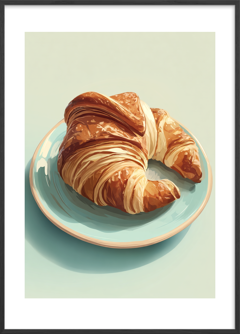 Morgenens knasende hvisken - Black Frame, With White Border