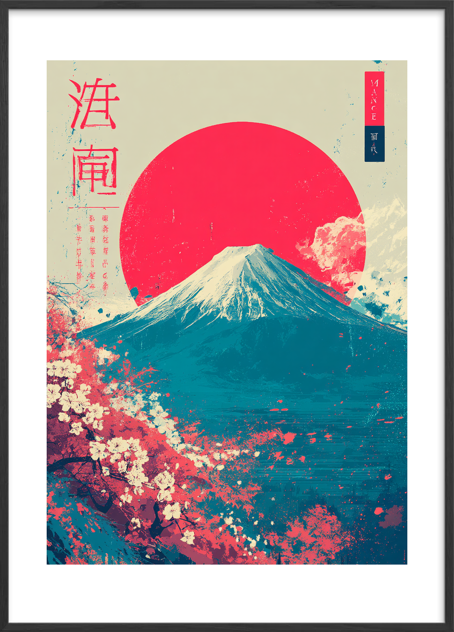 Smagen af morgengry - Black Frame, With White Border