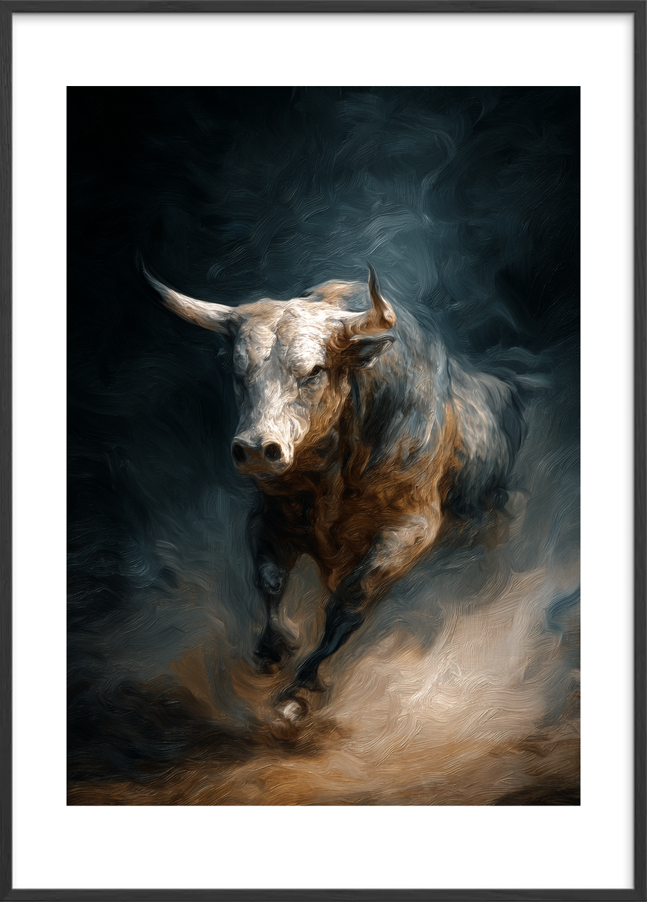 Smagen af støv og vrede - Black Frame, With White Border