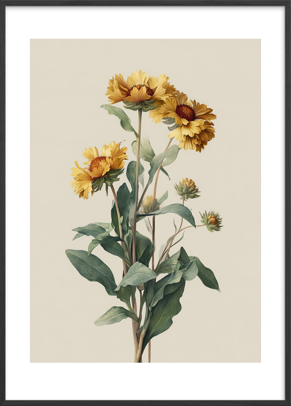 Duften af solskinsvarme - Black Frame, With White Border