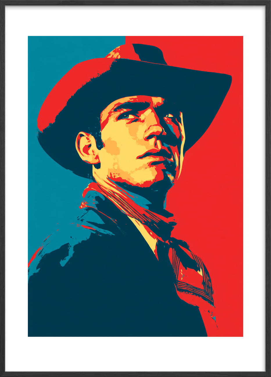 Smagen af støv - Black Frame, With White Border