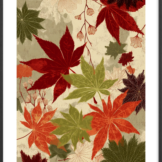 Knitrende fløjl - Black Frame, With White Border