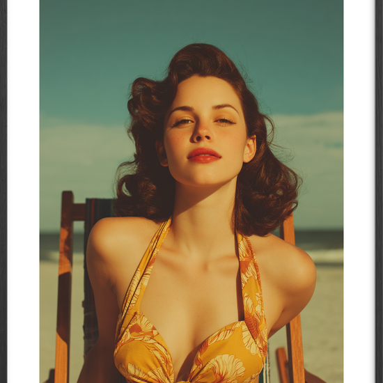 Smagen af salt og sol - Black Frame, With White Border