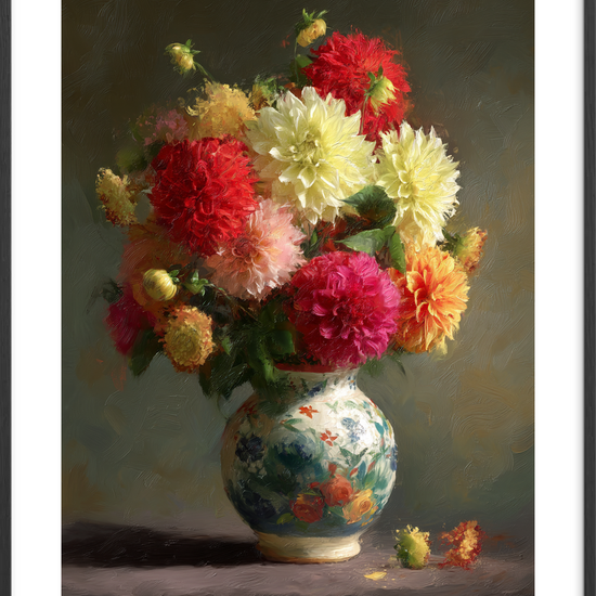 Duft af sommeraftens symfoni - Black Frame, With White Border