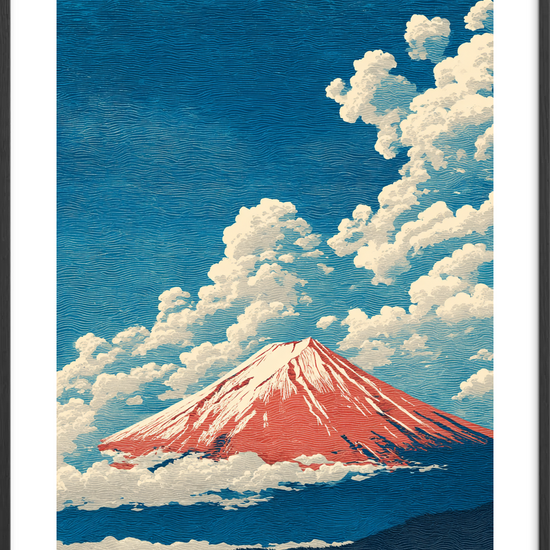 Skyernes bløde hvisken - Black Frame, With White Border