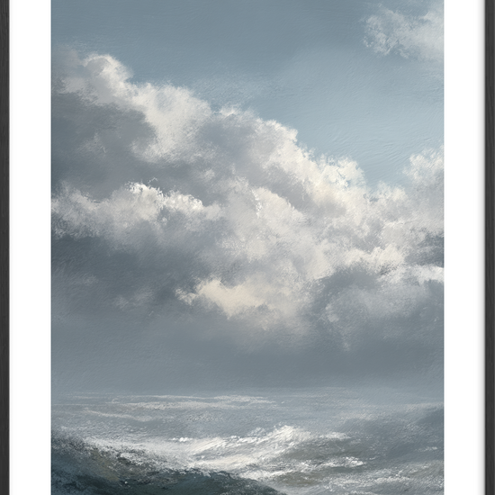 Saltets stille smag - Black Frame, With White Border