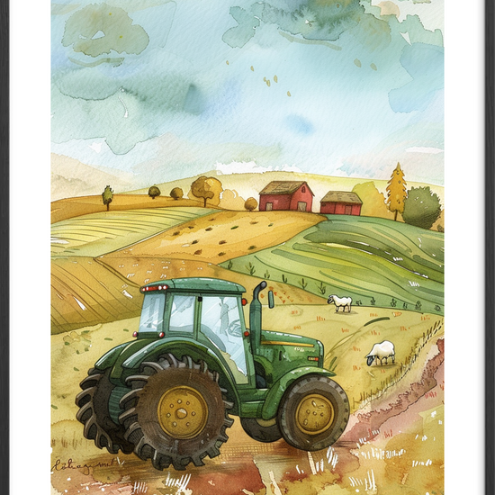 Vindens sagte hvisken - Black Frame, With White Border