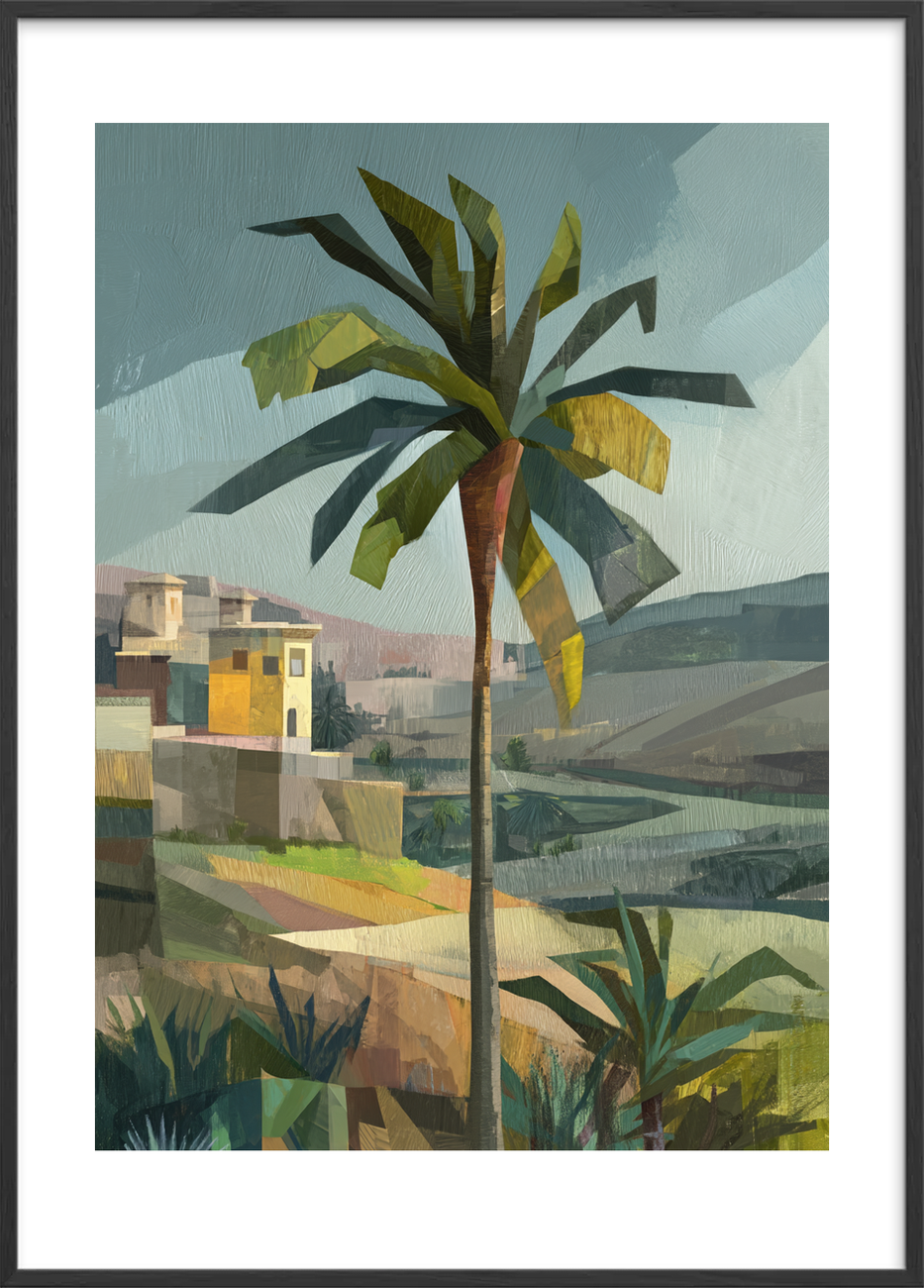 Smagen af sol og salt - Black Frame, With White Border