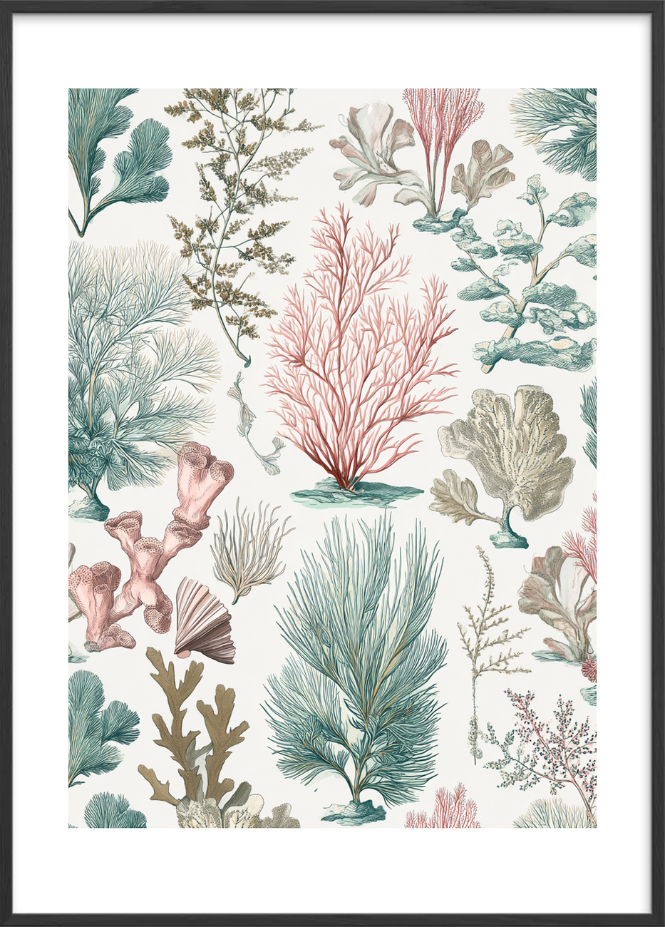 Salt på tungen - Black Frame, With White Border