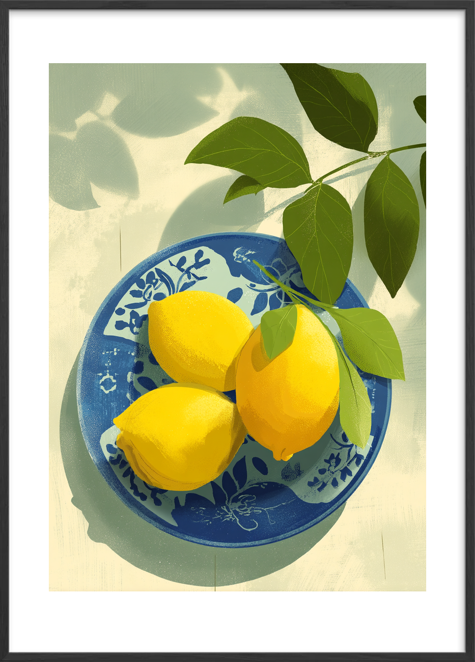 Solens syrlige melodi - Black Frame, With White Border