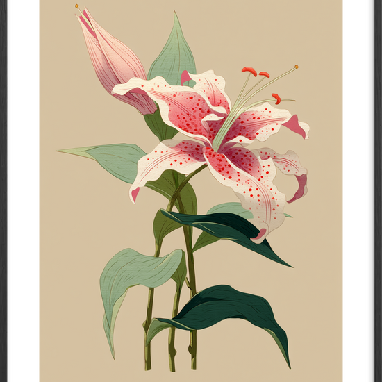 Duftens stille hvisken - Black Frame, With White Border