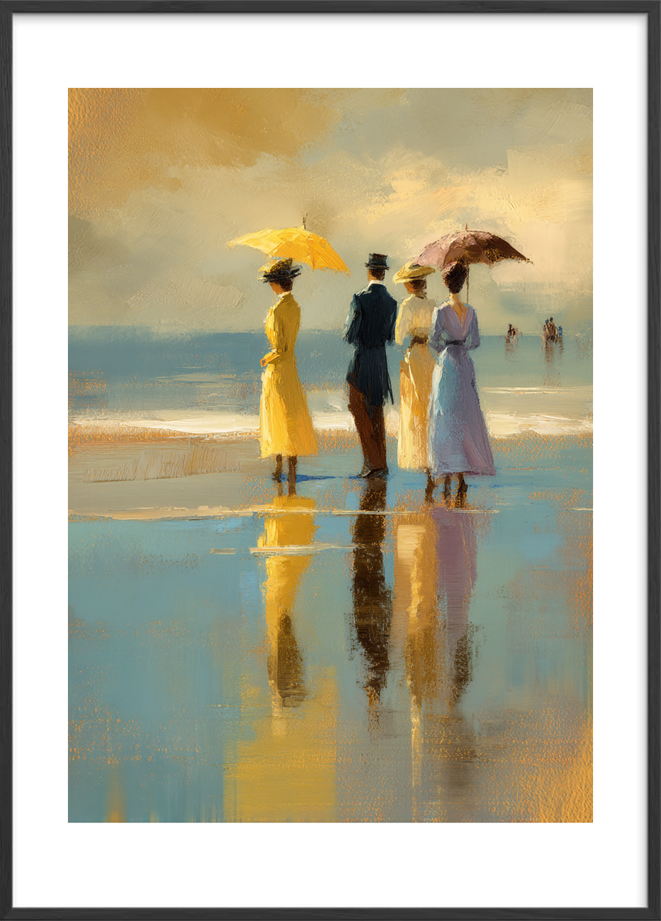 Vindens smag af nostalgi - Black Frame, With White Border