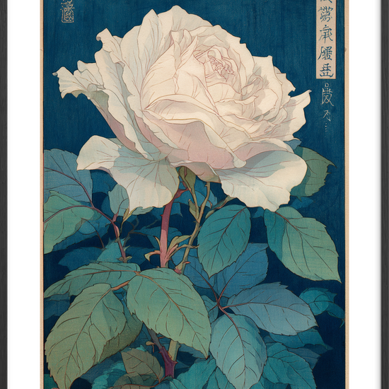 Duftens stille melodi - Black Frame, With White Border