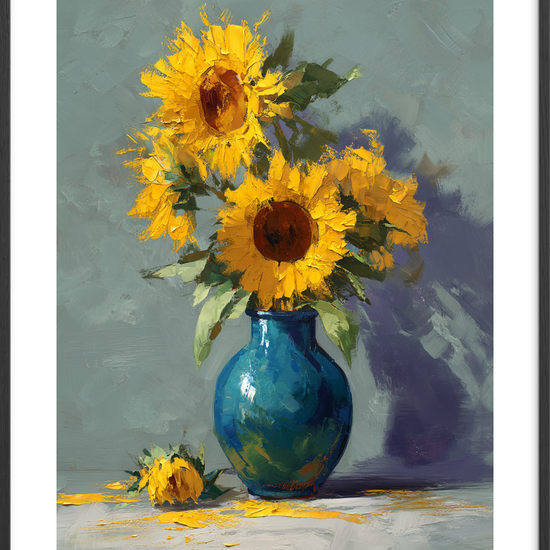 Solens smag af honning - Black Frame, With White Border