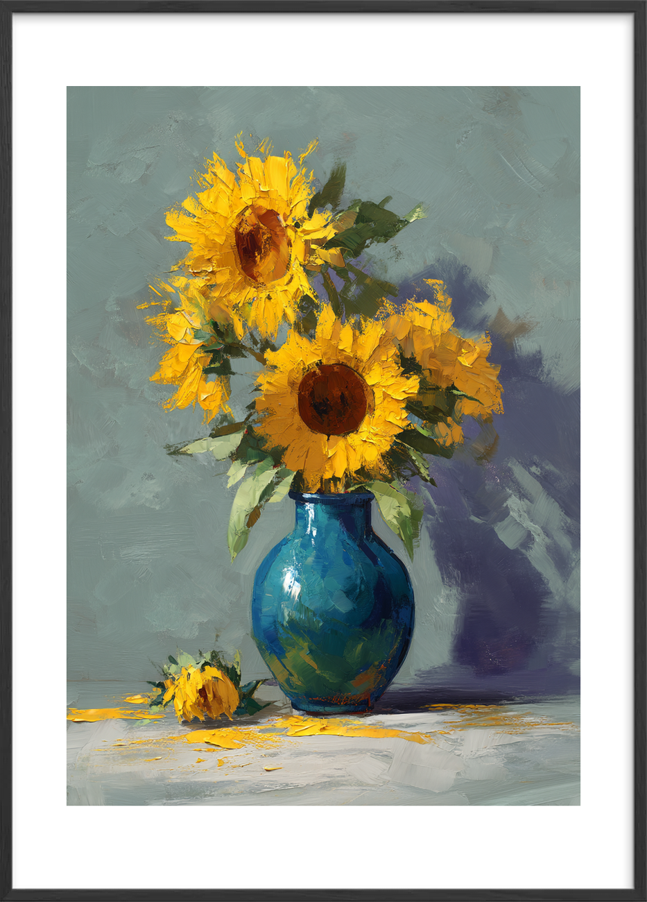 Solens smag af honning - Black Frame, With White Border