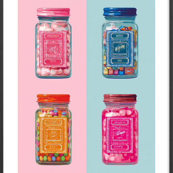 Smagen af barndommens klang - Black Frame, With White Border