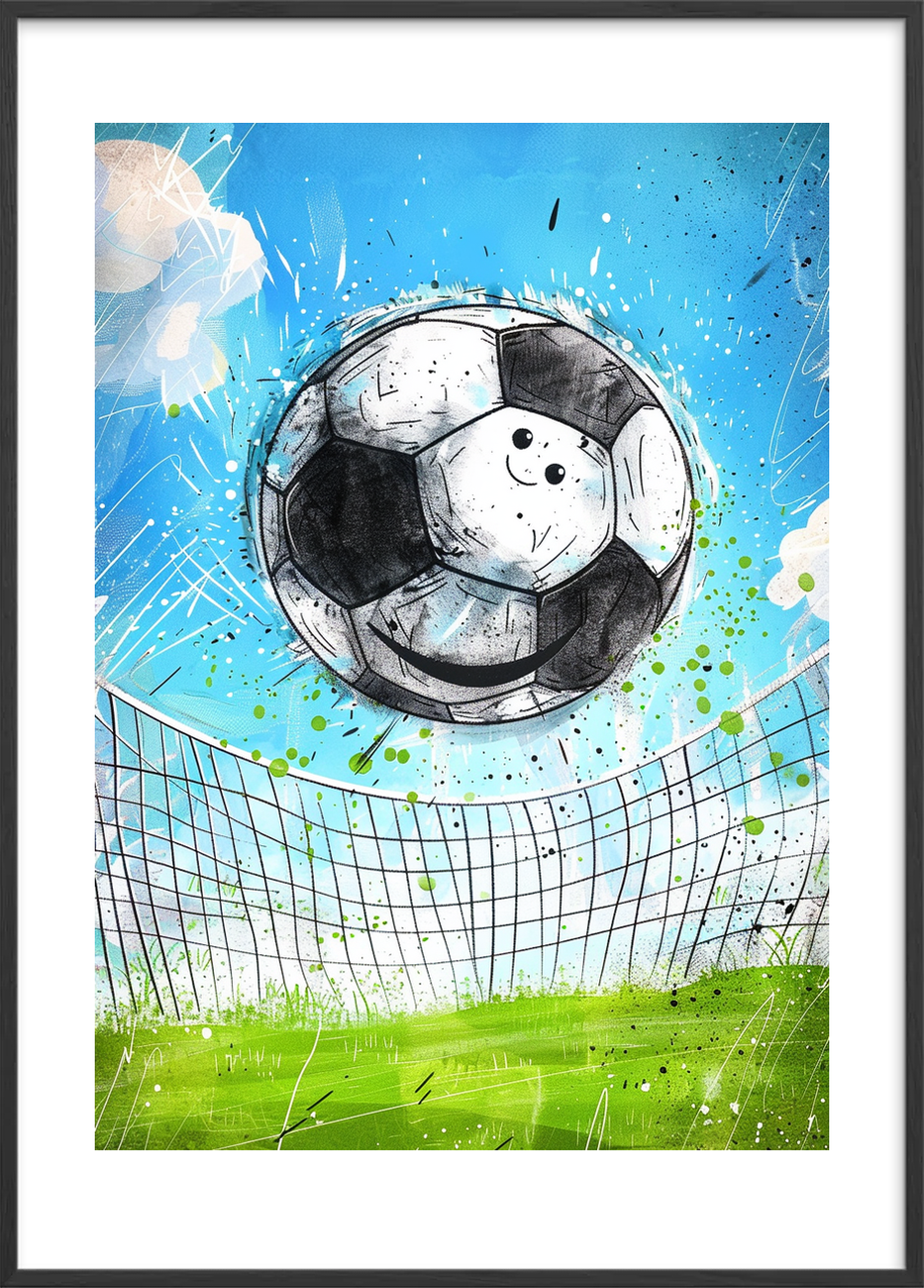 Smagen af sejrsrus - Black Frame, With White Border