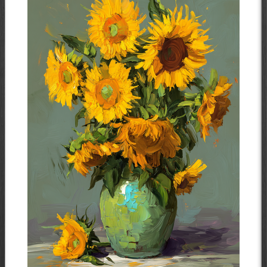 Sommerens stille summen - Black Frame, With White Border