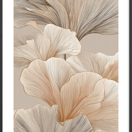 Silkens hvisken - Black Frame, With White Border