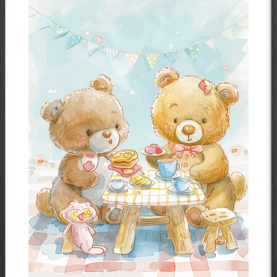 Smagens blide kram - Black Frame, With White Border