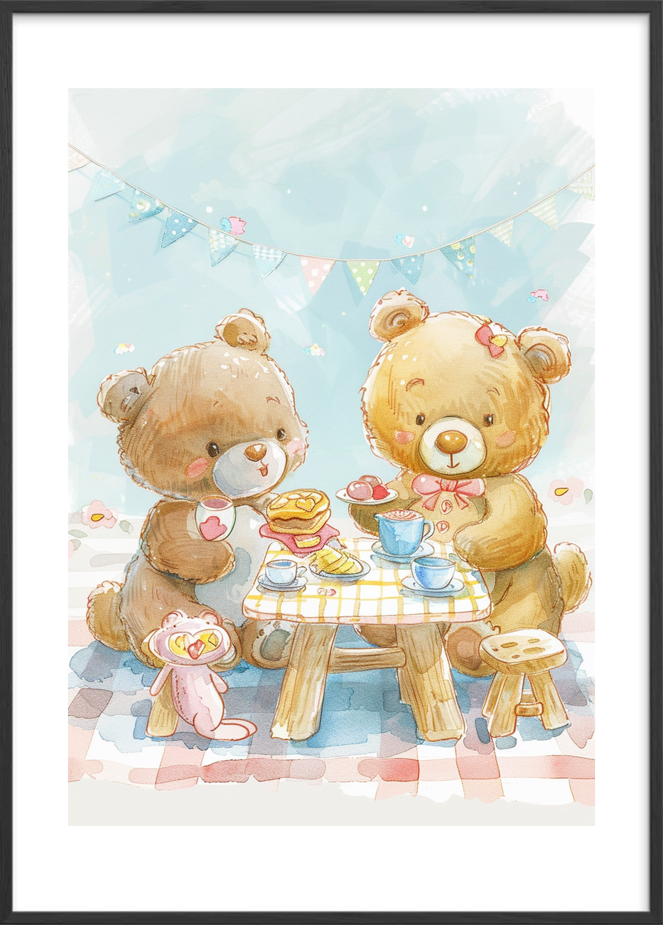 Smagens blide kram - Black Frame, With White Border