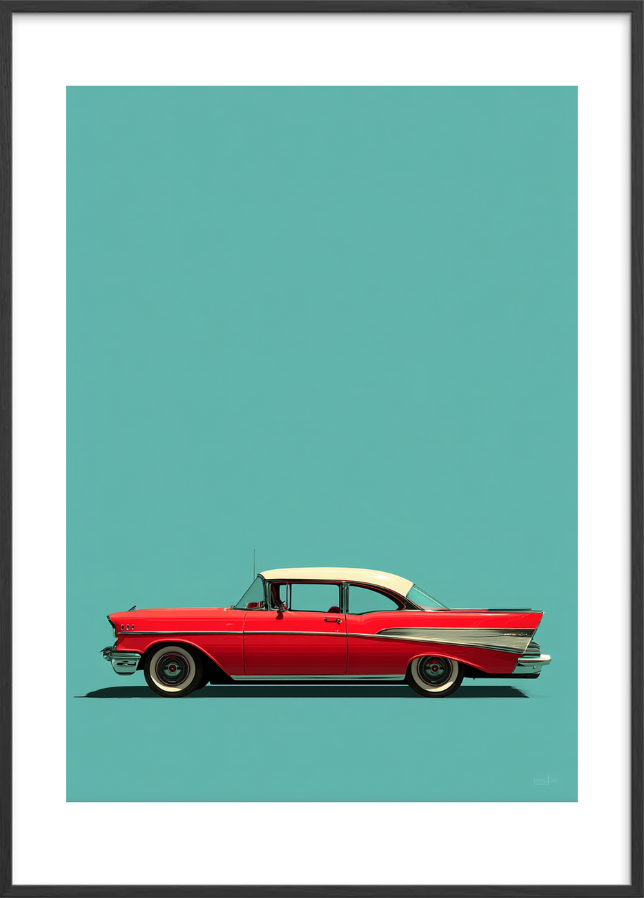 Brummen af frihed - Black Frame, With White Border