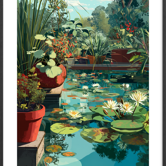 Refleksionernes bløde sang - Black Frame, With White Border