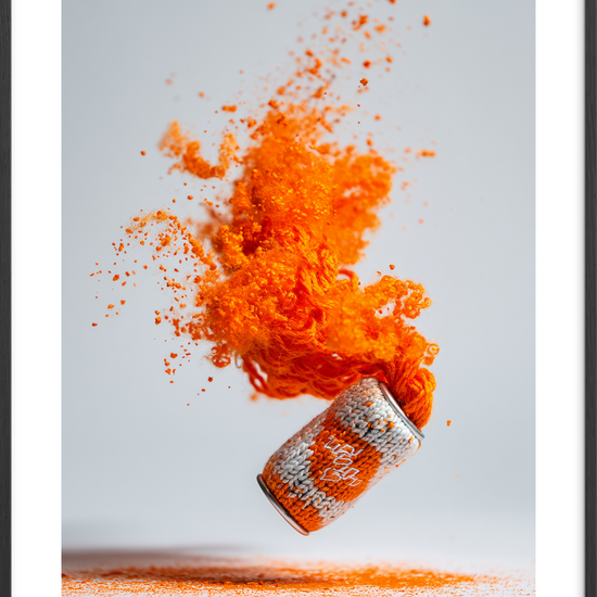 Smagen af solskin - Black Frame, With White Border