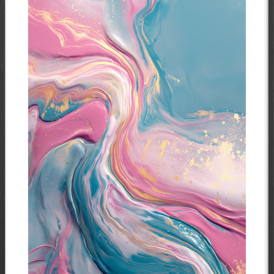 Smag af saltet regn - Black Frame, With White Border