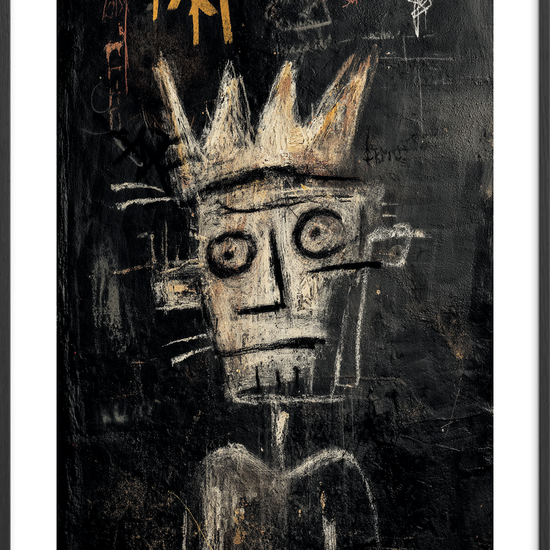 Kronens tyste skrig - Black Frame, With White Border