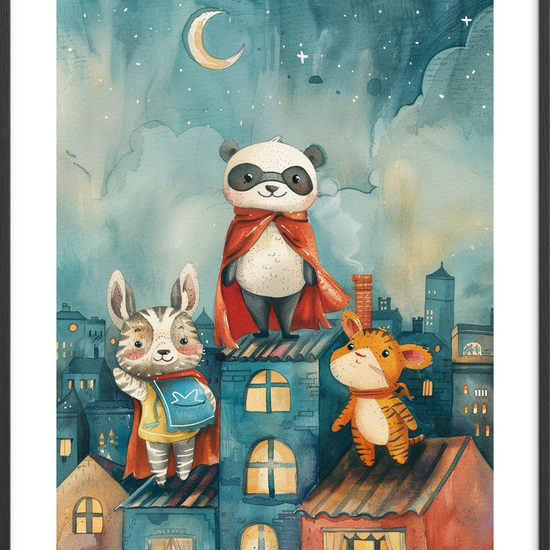 Tagenes bløde månesang - Black Frame, With White Border