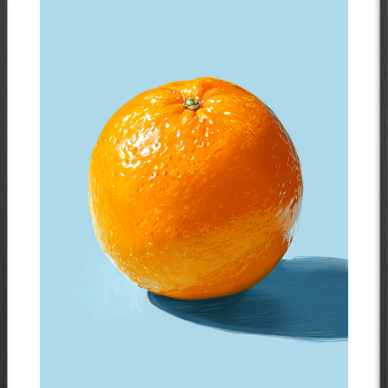 Saftens stille klang - Black Frame, With White Border