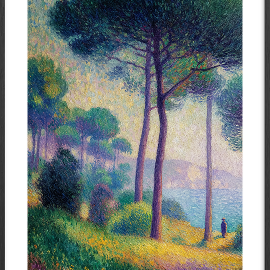 Brisens saltede hvisken - Black Frame, With White Border