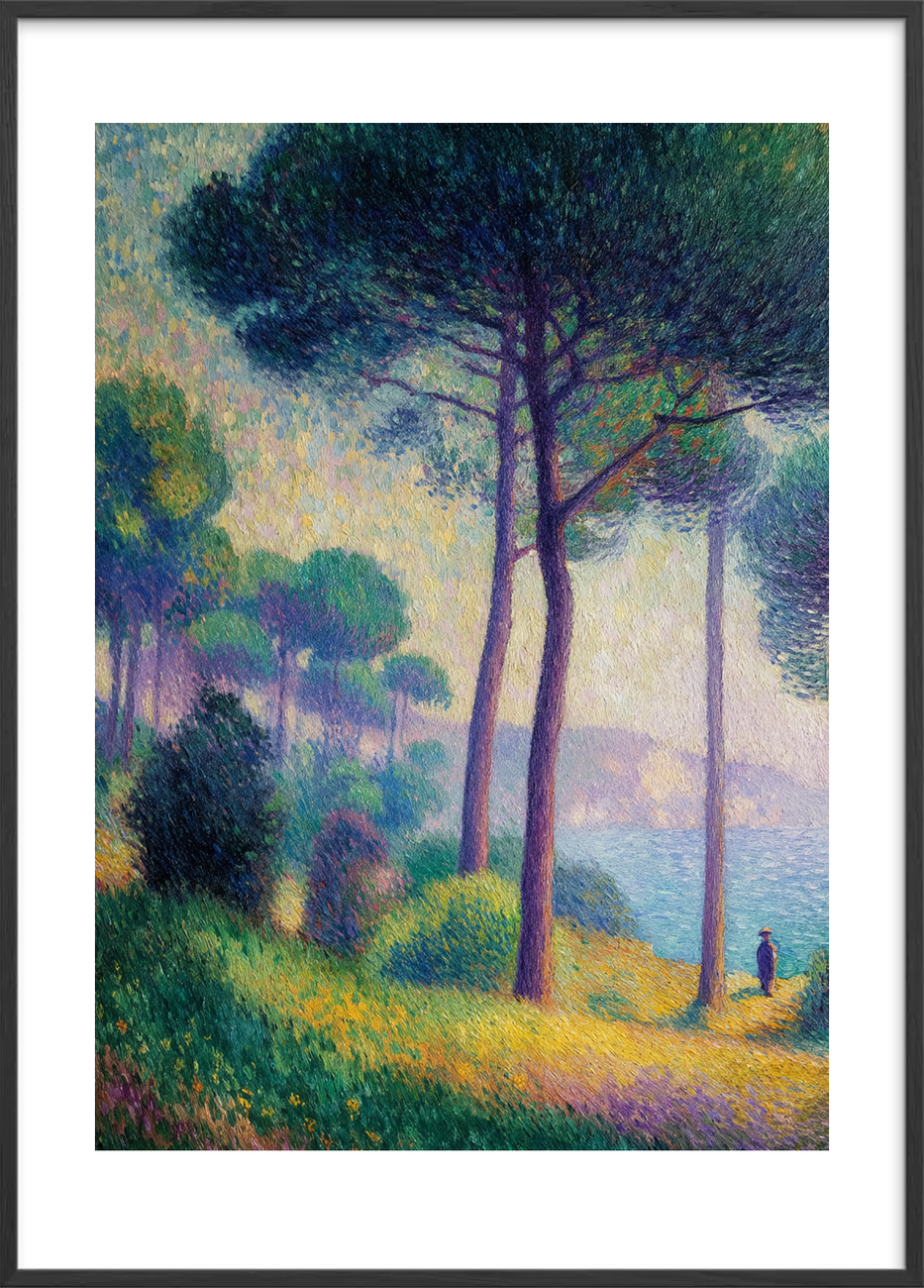 Brisens saltede hvisken - Black Frame, With White Border