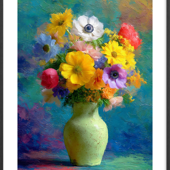 Smagen af farver - Black Frame, With White Border