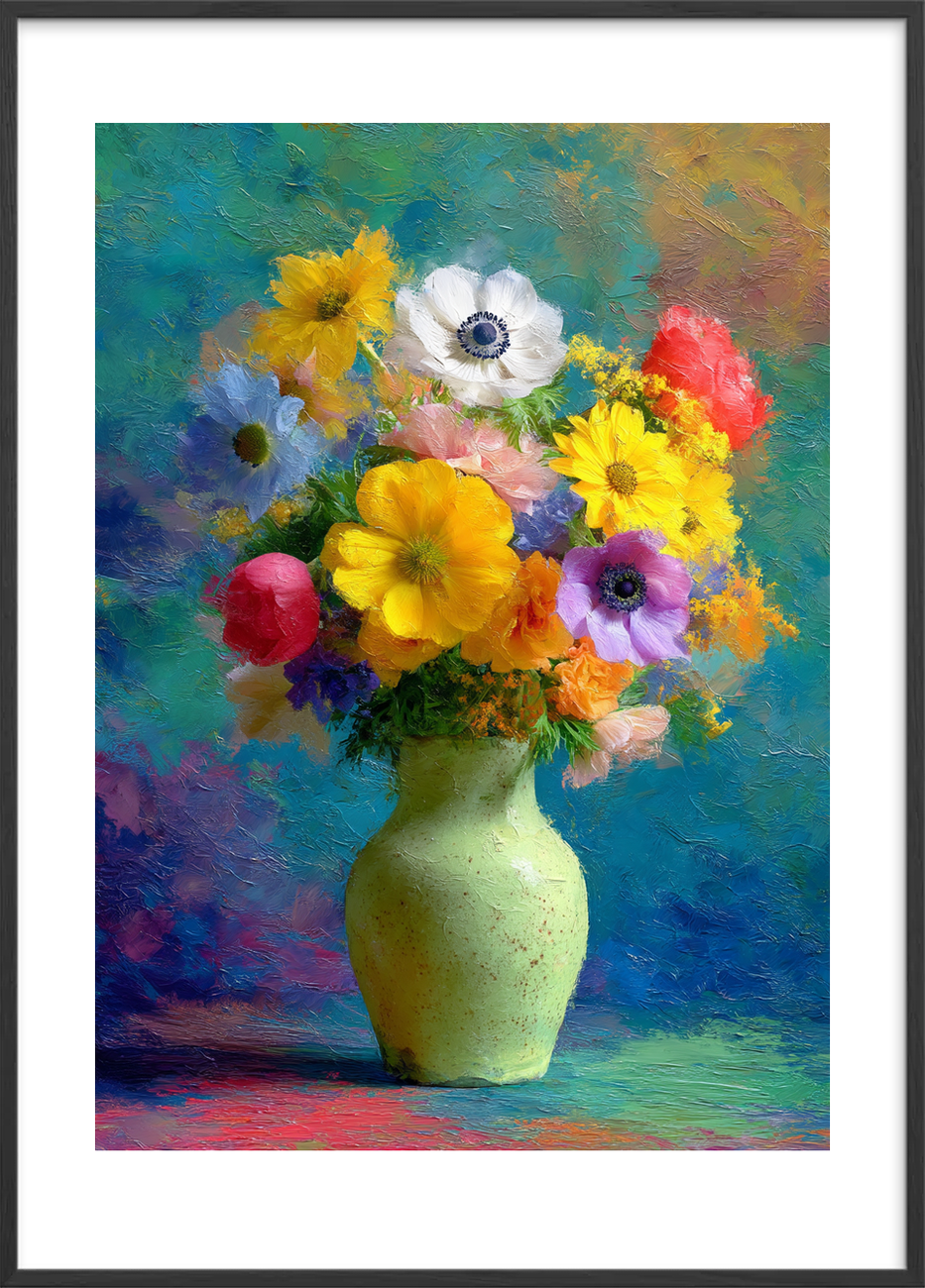 Smagen af farver - Black Frame, With White Border