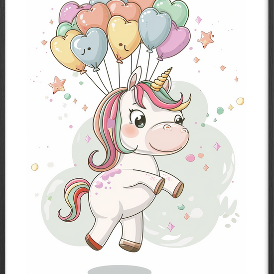 Luftens sukkersøde hvisken - Black Frame, With White Border