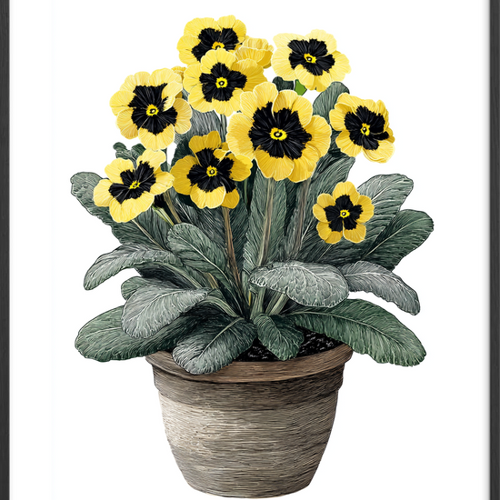 Morgendug og blød hvisken - Black Frame, With White Border