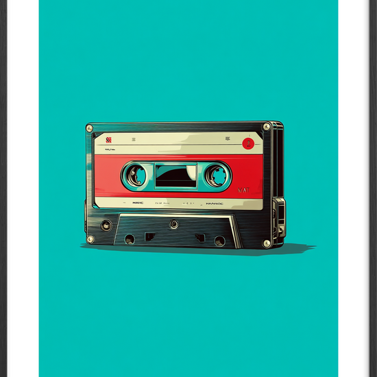 Mindernes varme bånd - Black Frame, With White Border