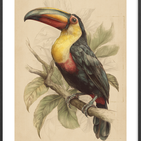 Smag af tropisk regn - Black Frame, With White Border