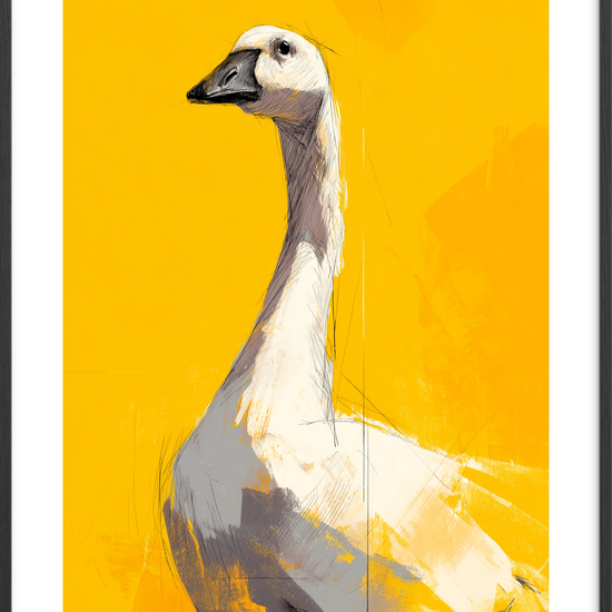 Et silkeblødt kald - Black Frame, With White Border