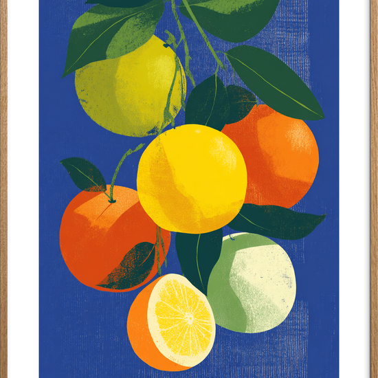 Syrlighedens klare klang - Oak Frame, With White Border