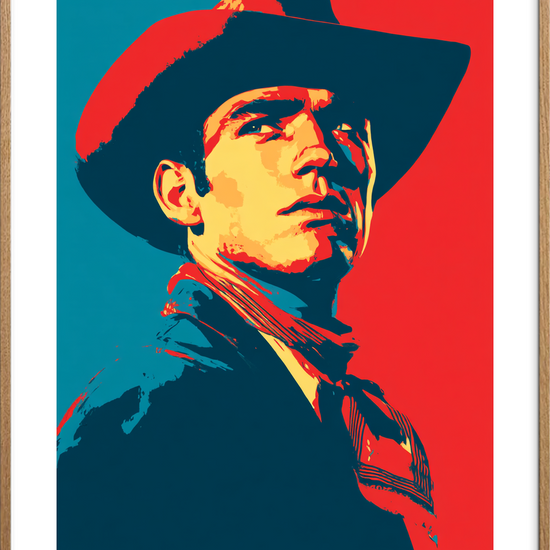 Smagen af støv - Oak Frame, With White Border