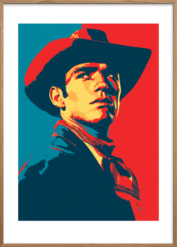 Smagen af støv - Oak Frame, With White Border