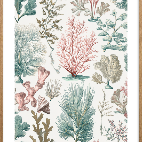 Salt på tungen - Oak Frame, With White Border